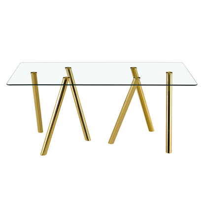 Dining Table With Transparent Surface