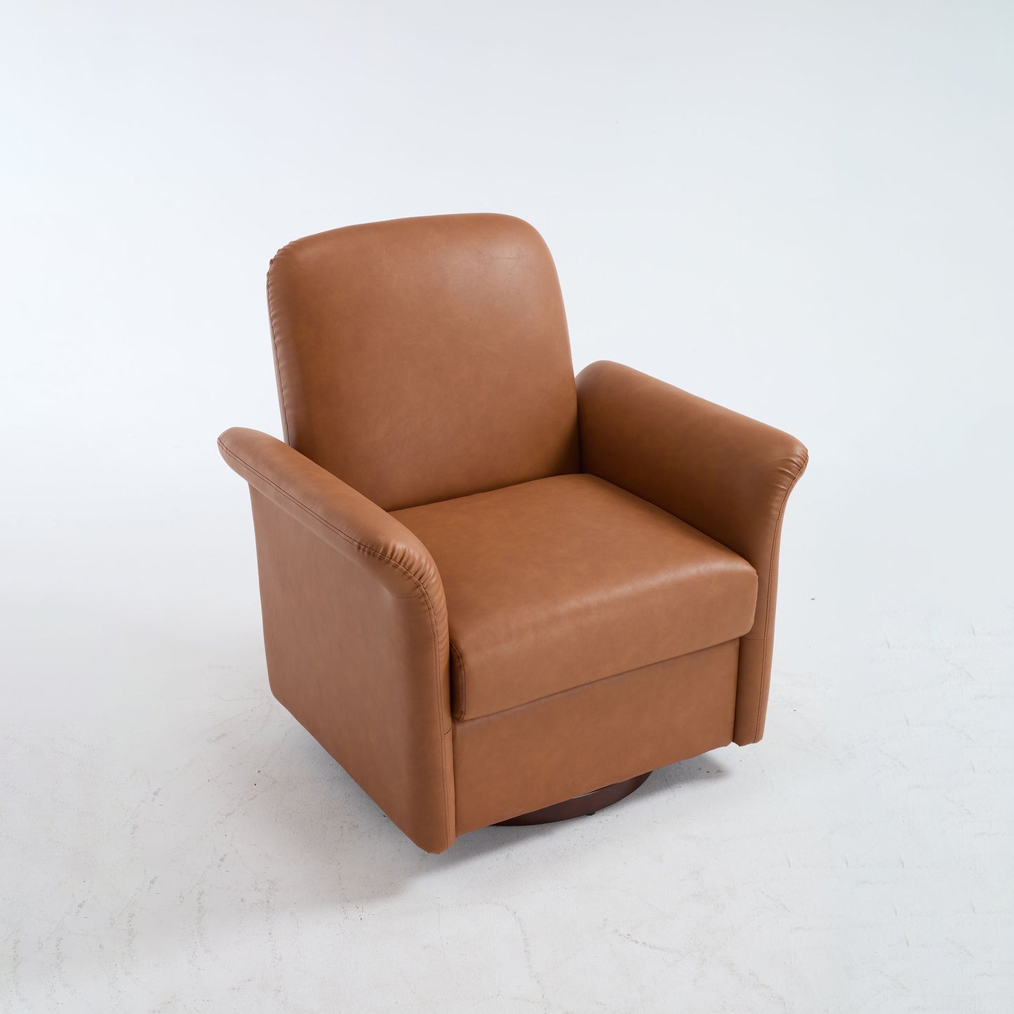 Modern Swivel Barrel Accent Chair With Base