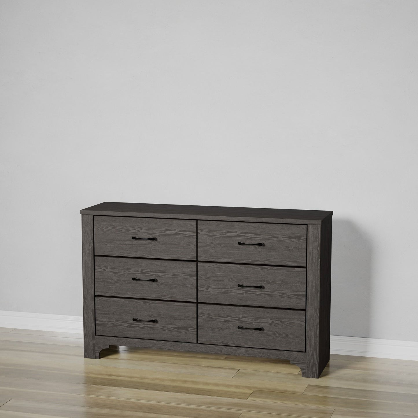 6 Drawer Dresser - Brown