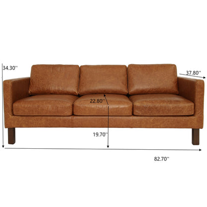 Memphis - Waxy Sofa - Cognac