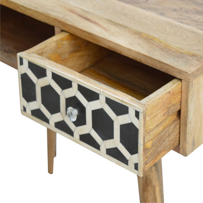 Inlay Bone Writing Desk - Beige