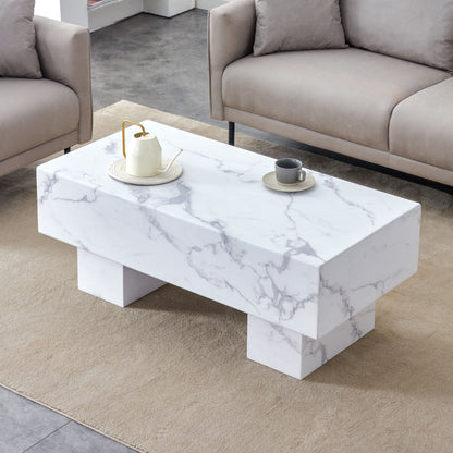 Modern Simple Marble Texture Coffee Table