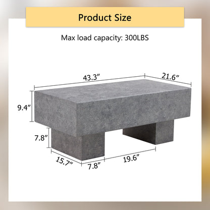 Modern Simple Marble Texture Coffee Table