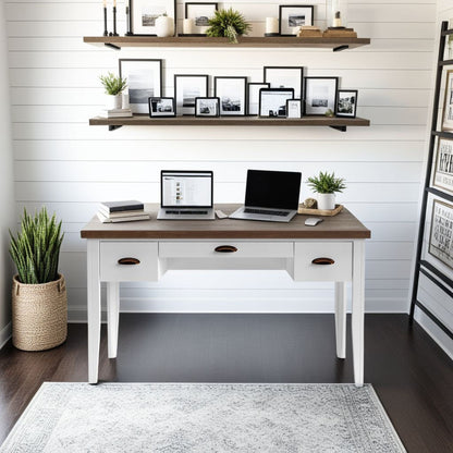 Writing Desk - Jasmine Whitewash / Barnwood