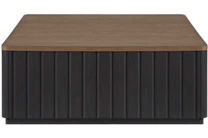 Channel - Cocktail Table With Casters - Black