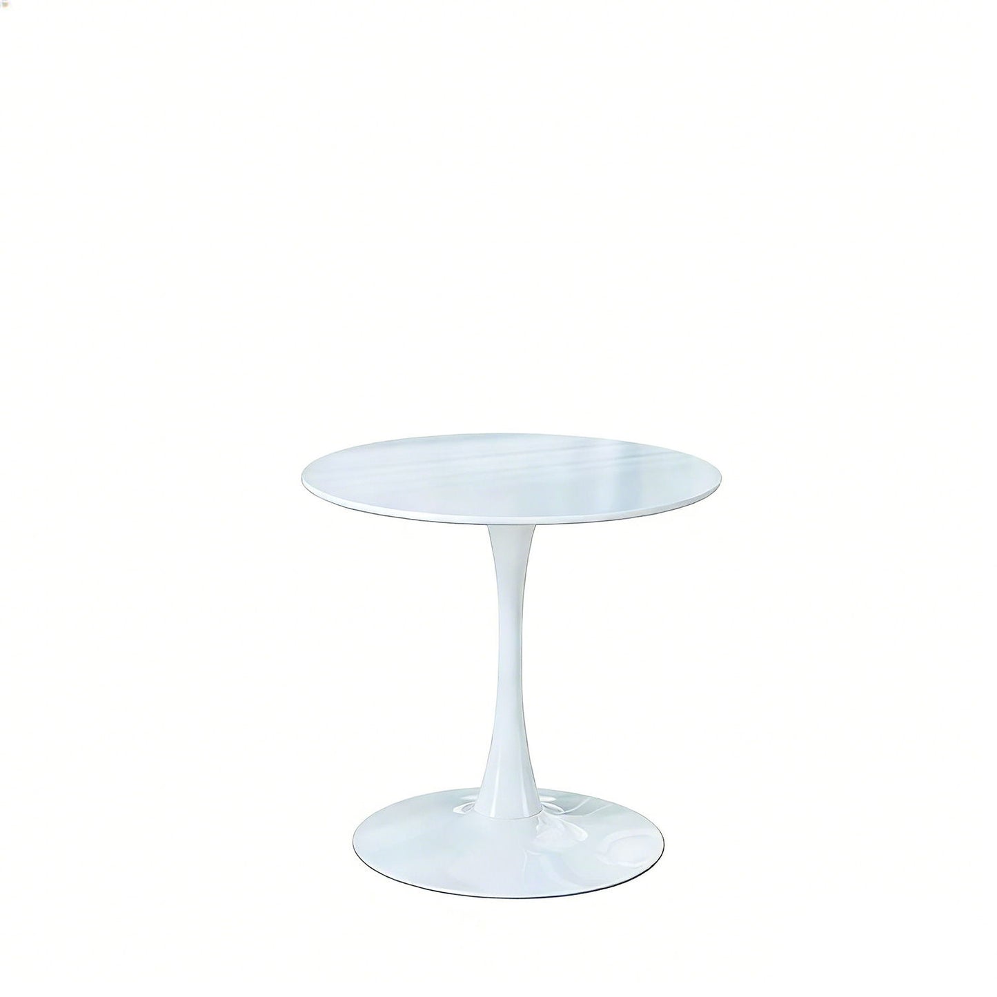 Mid-Century Tulip Table With Round Top, Pedestal Base