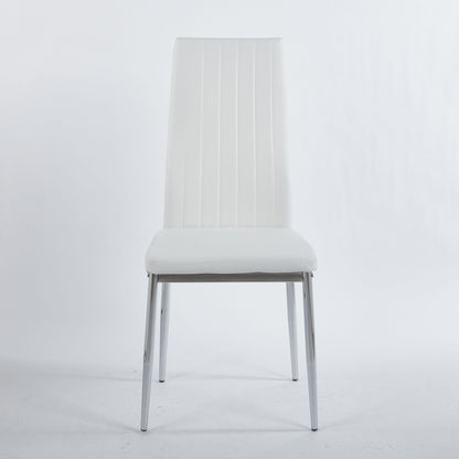 Chrome Leg Dining Chair (Set of 4)