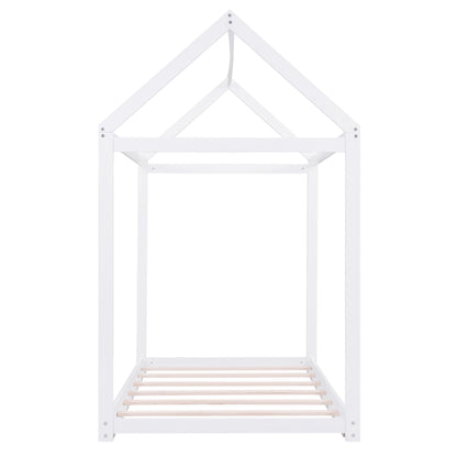 Wooden House Shaped Bed