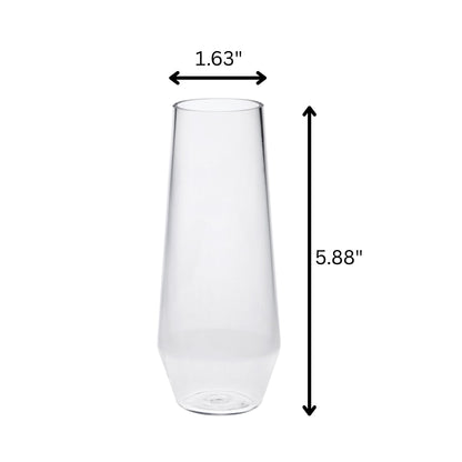 Tritan Lexington - Unbreakable Plastic Champagne Flutes, 9Oz (Set of 4) - Clear