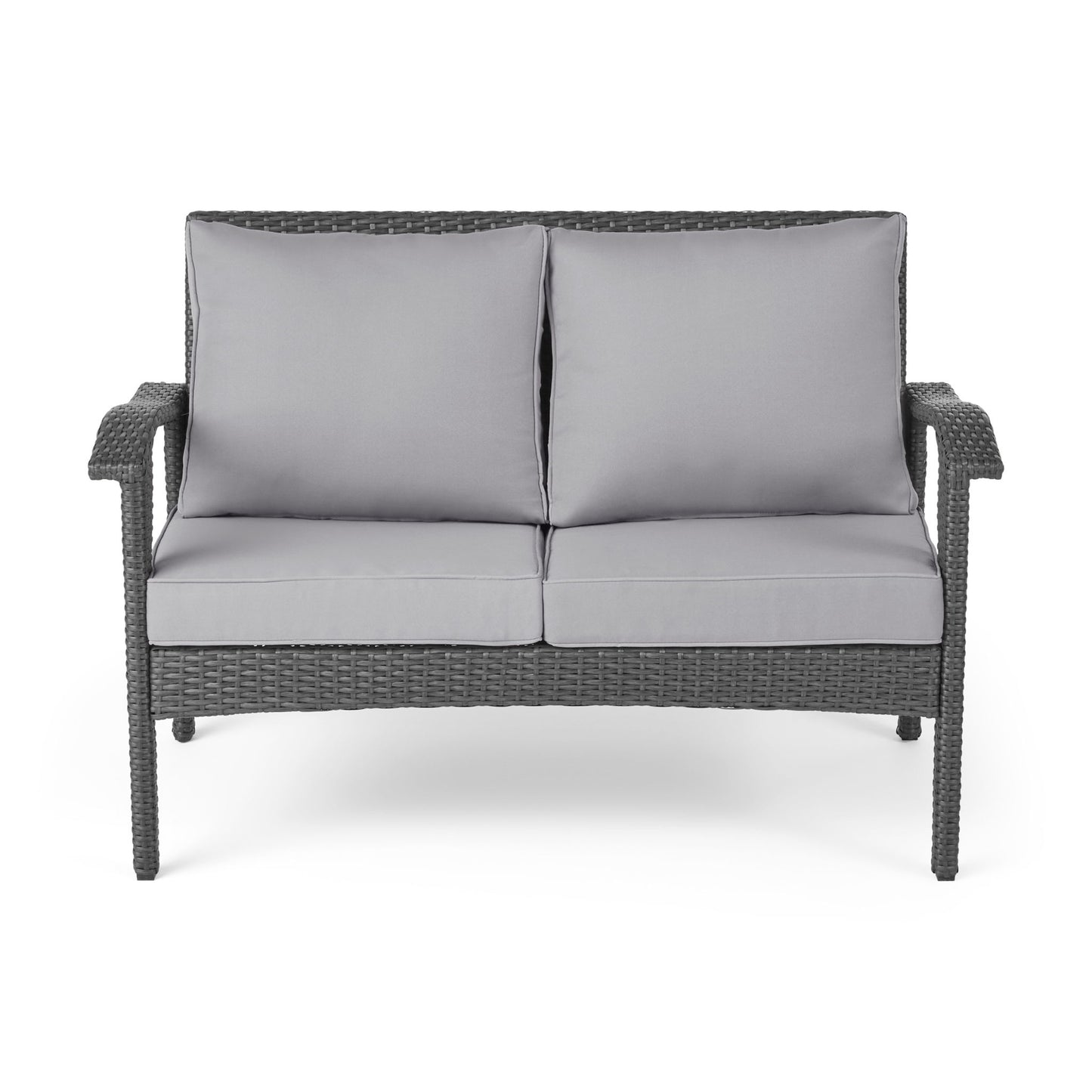 Honolulu - Loveseat - Gray / Silver
