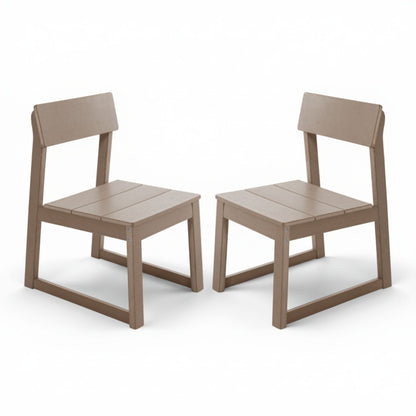 All Weather Patio Dining Chairs (Set of 2)