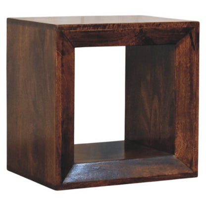 Solis - Open Side Table - Brown