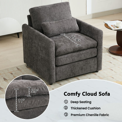 Cozy Upholstered Sofa Set For Living Room