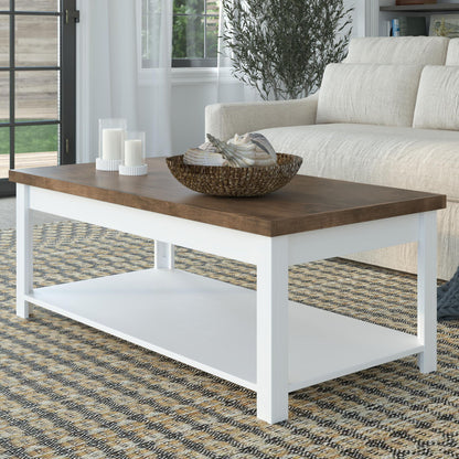 Coffee Table - Jasmine Whitewash / Barnwood