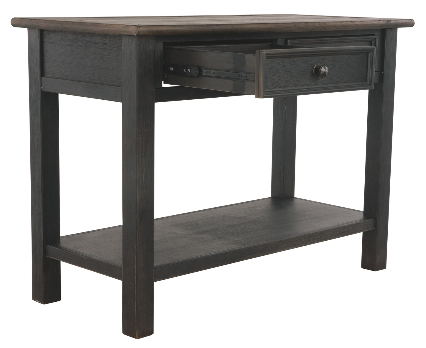 Tyler Creek - Grayish Brown / Black - Sofa Table