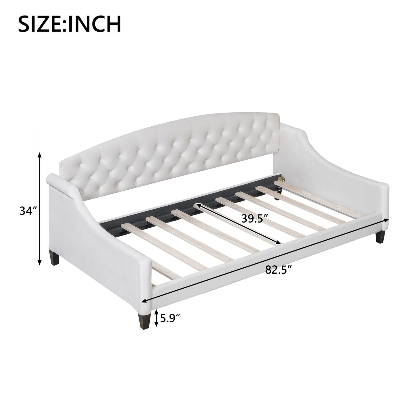 Modern Tufted Button Daybed