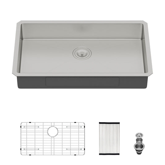 Undermount Sink, Low Depth Single Bowl