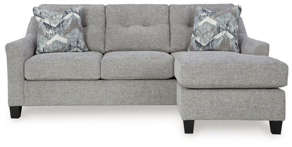 Keenelynn - Sofa Chaise - Nickel