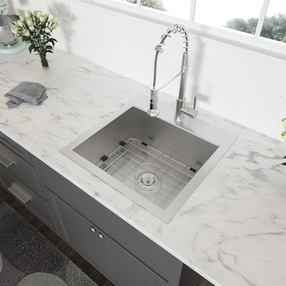 Stainless Steel Drop In Kitchen Sink, Topmount