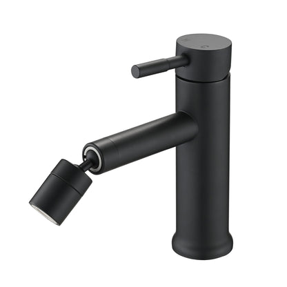 2 Mode Bathroom Faucet With 360 Degree Rotating Aerator For Sink