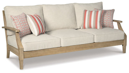 Clare View - Beige - Sofa with Cushion