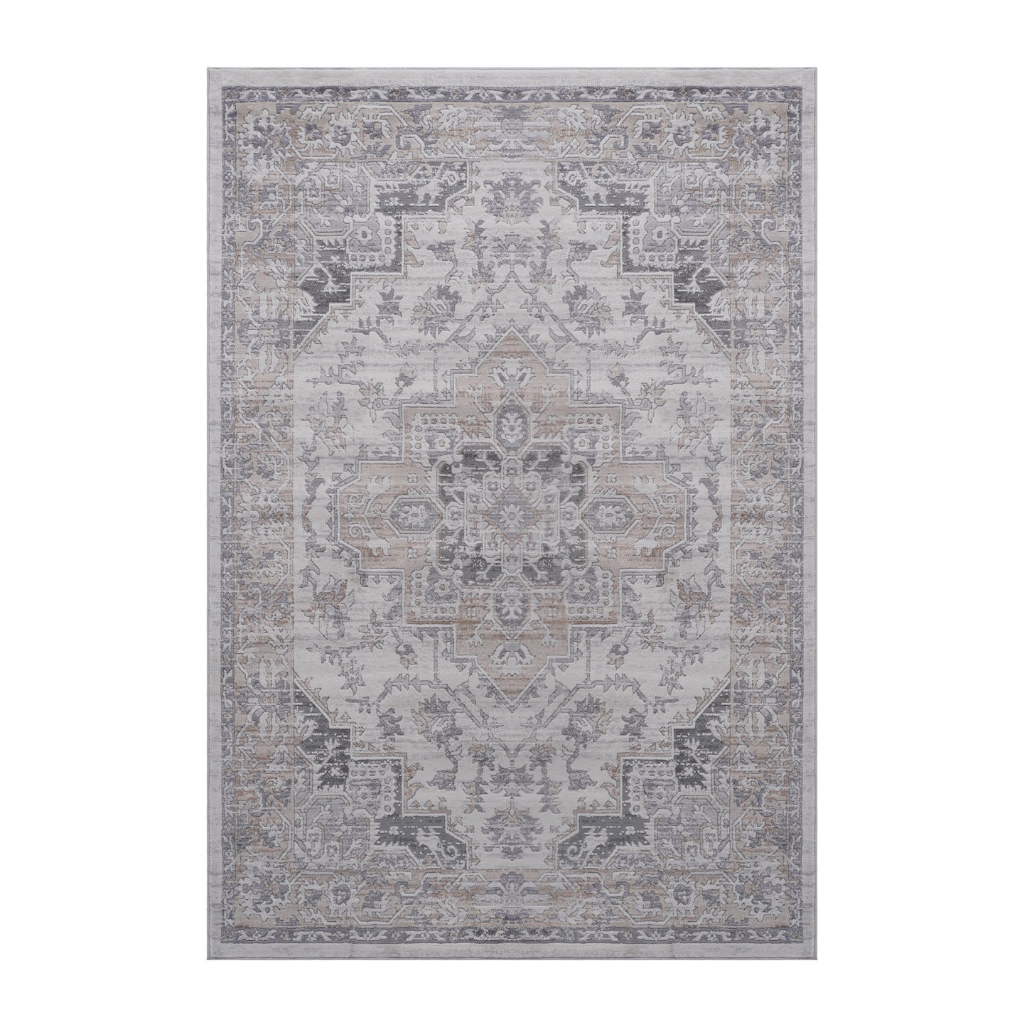 Marfi - 6' X 9' Oriental Area Rug - Ivory / Beige