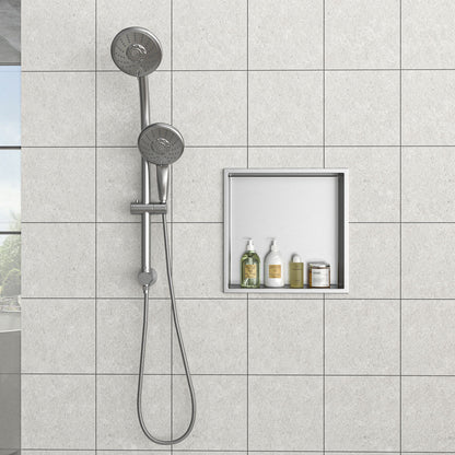 Stainless Steel Shower Niche With Seamless Design For Bathroom Storage