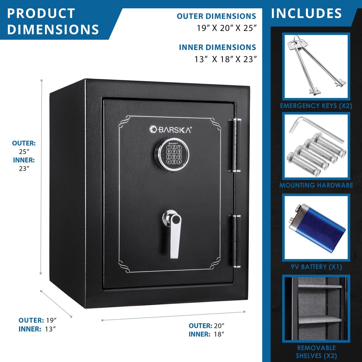 Fireproof Protection Safe Vault