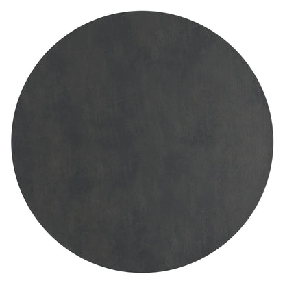 Gloria - Cast Aluminum Side Table - Black