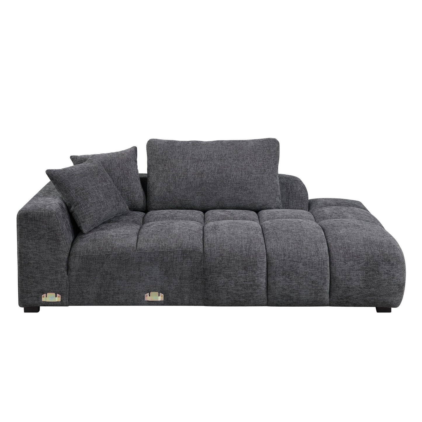 Chosen - Sectional Sofa With Toss Pillows And Chaise