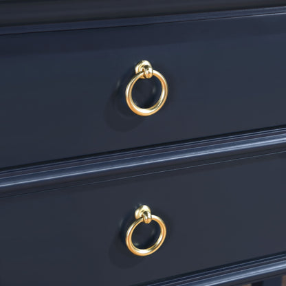 Carmona - 2 Drawer Tray Top Nightstand Pulls