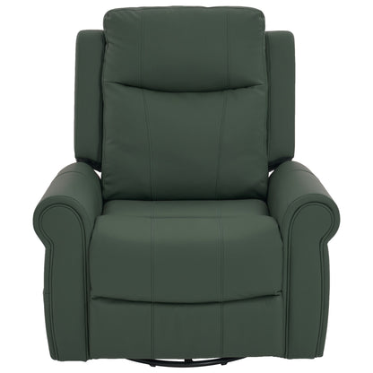 Manual Recliner Chair With 270 Degree Swivel, Massage & Heating, Dual Reclining Positions