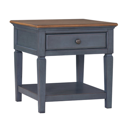 End Table - Blue