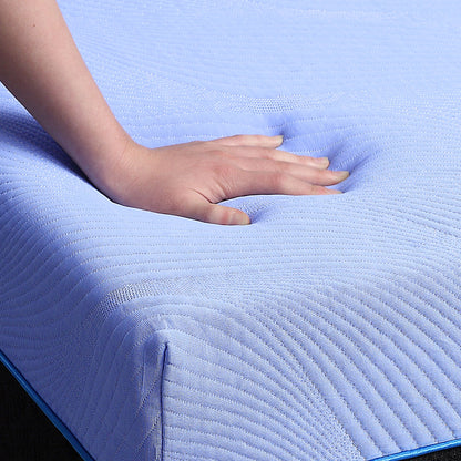 Refresh - 12" Queen Size Flex Head Memory Foam Hybrid Mattress And Adjustable Base Bundle - Blue