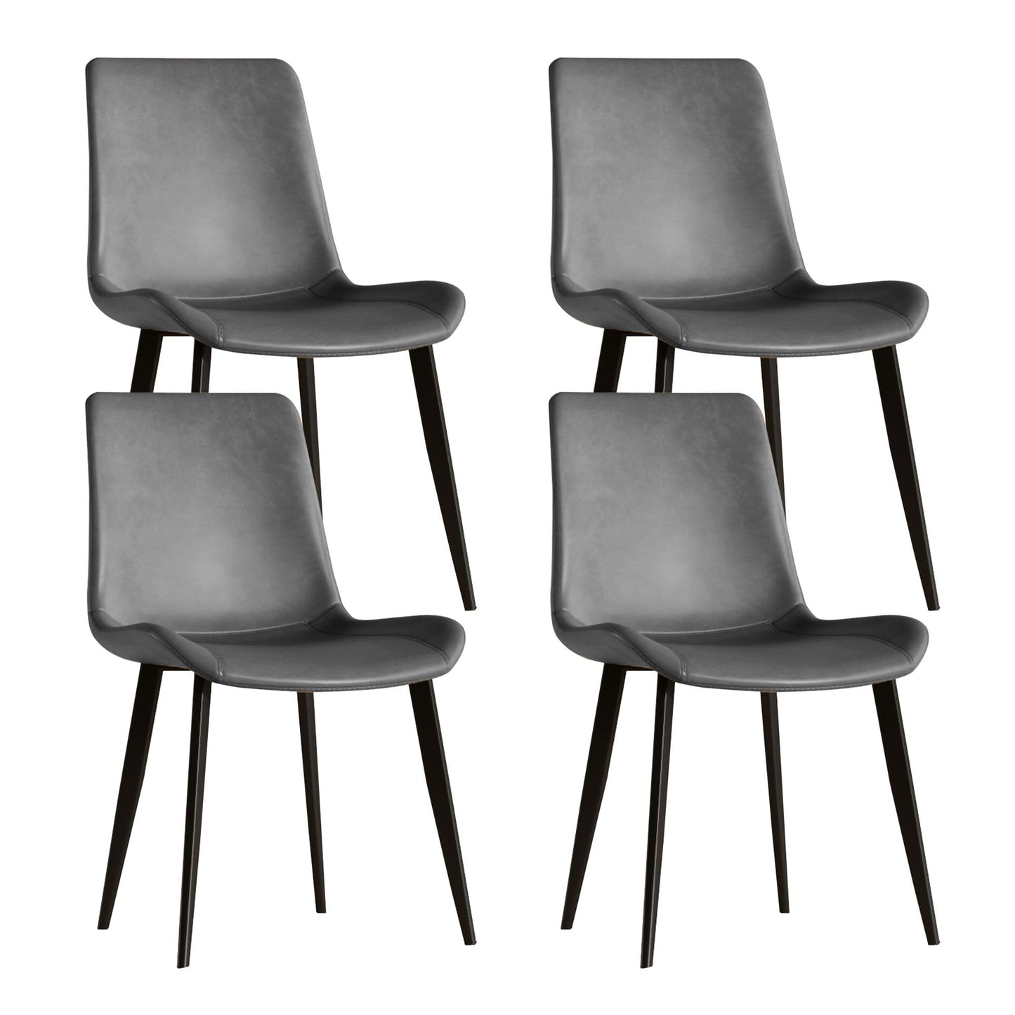 Modern Dining Chairs Ergonomic Design For Kitchen (Set of 4)