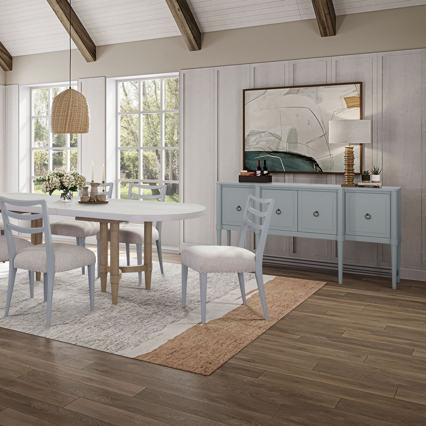 Breakfront - Sideboard - Light Blue