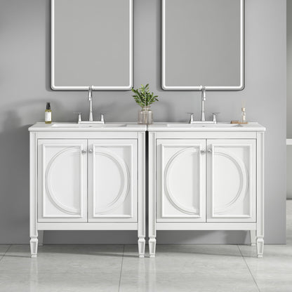 Bathroom Vanity With Sink With 2 Doors And Adjustable Shelf