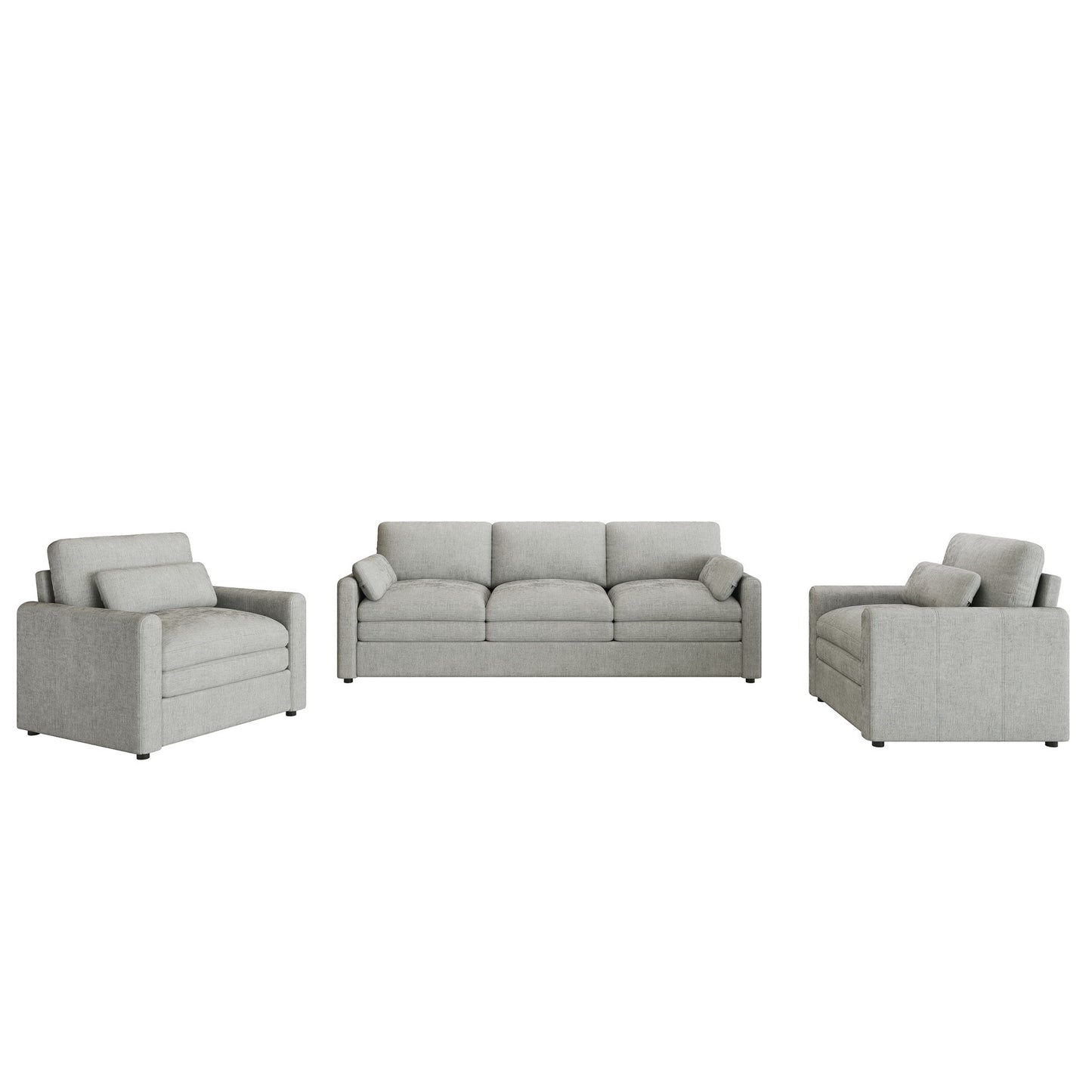 Cozy Sofa Set Oversized Comfy Cloud Sofa With Double Cushion