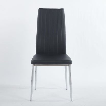 Chrome Leg Dining Chair (Set of 4)