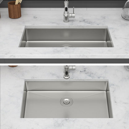 Undermount Sink, Low Depth Single Bowl