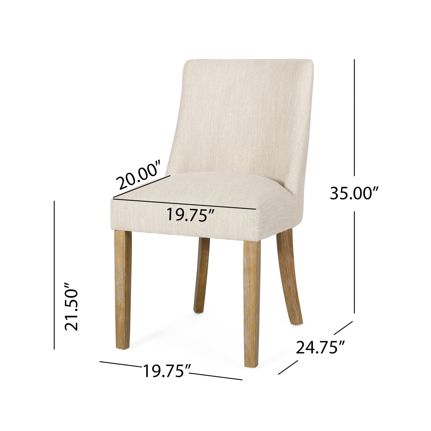 Classic Fabric Dining Chair