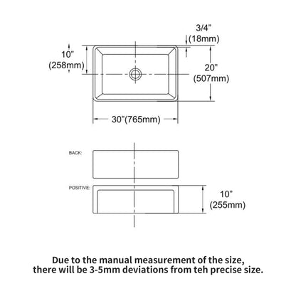 Apron Front Reversible Single Bowl Kitchen Sink & Grid And Strainer