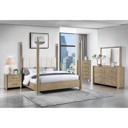 Sarai - Bed With Plush Upholstered Headboard