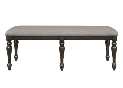 Hilara - Bench - Gray / Charcoal