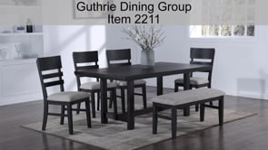 Guthrie - Bench - Charcoal & Gray