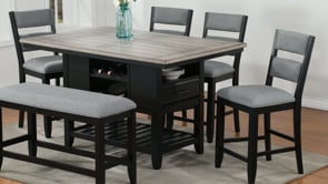 Frey - Counter Height Chair (Set of 2) - Black